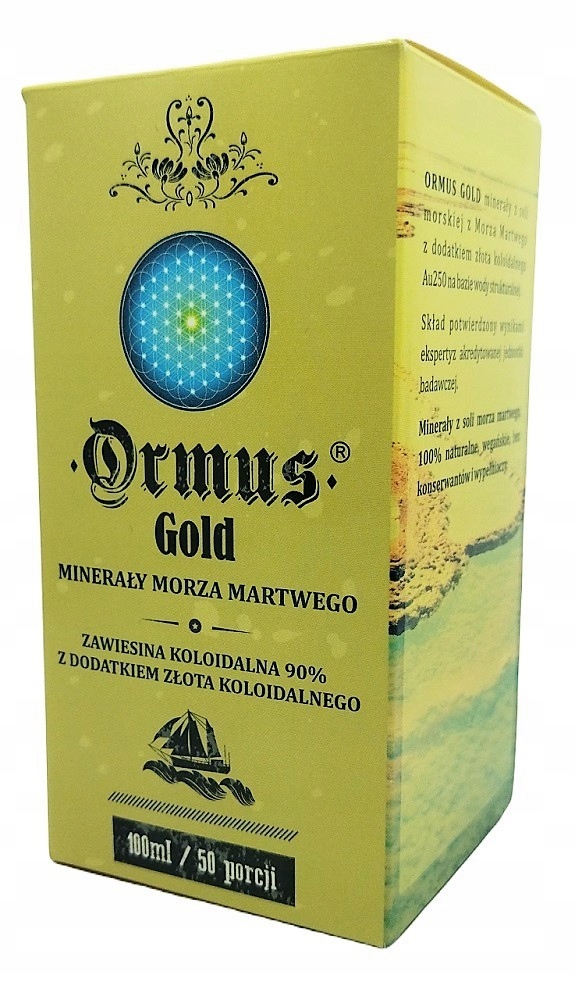 Orme Ormus Gold Minerały z soli M. Martwego 100ml