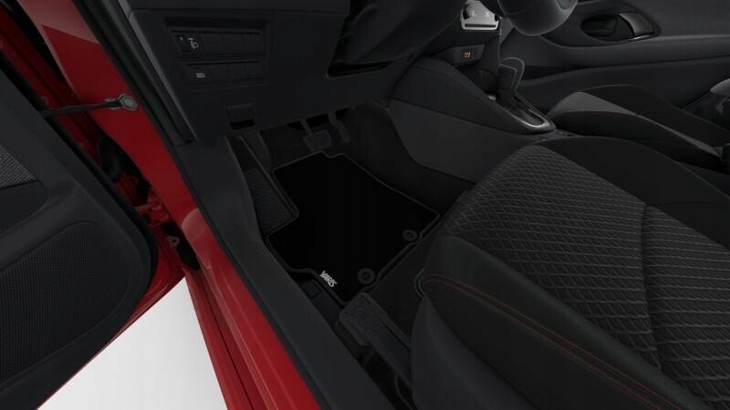 Toyota Yaris Originálne velúrové koberčeky komplet PW210-0D045 Oe