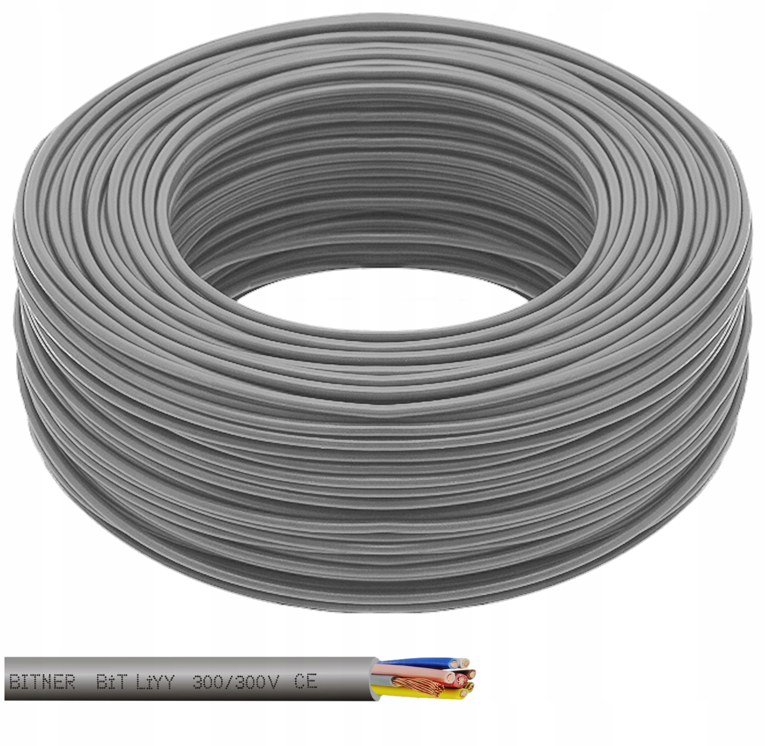

Przewód kabel sterowniczy Bit LiYY 8x0,5 za metr
