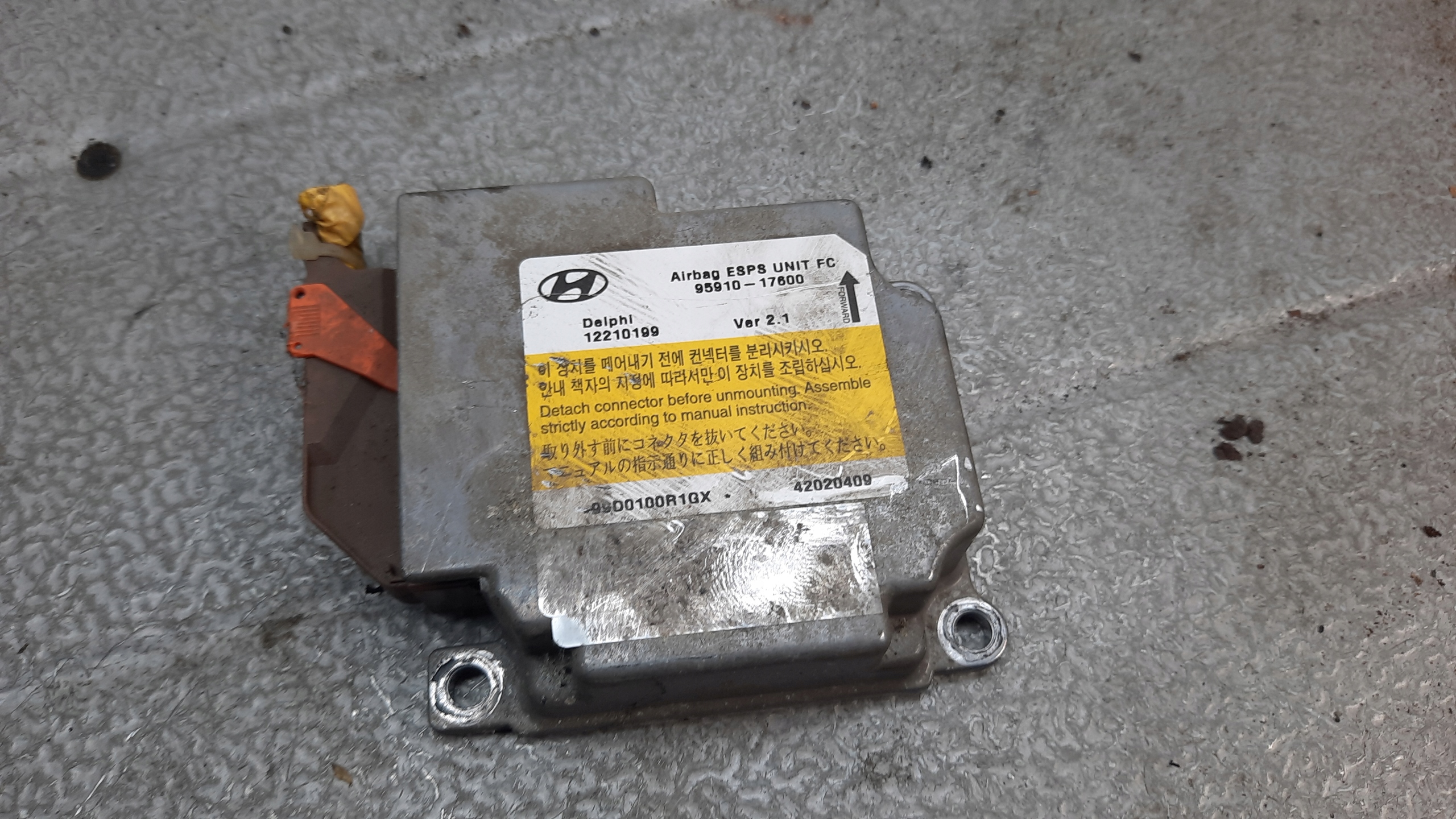подушки безопасности Hyundai и 1.5 95910-17600