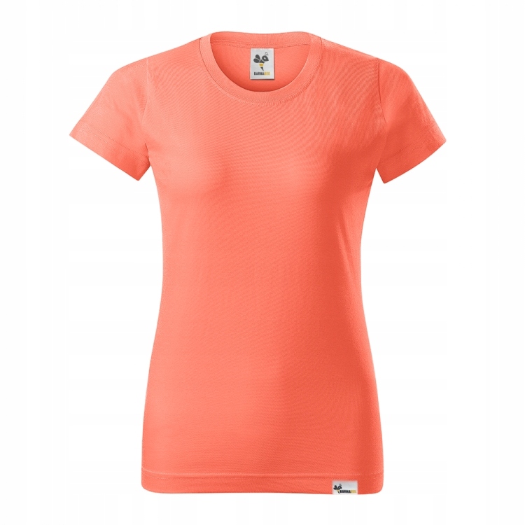 

KT00 XL / Koszulka 100% bawełniana damska koralowa