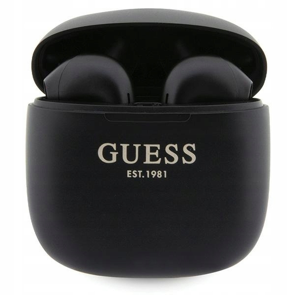 Guess Bluetooth sluchátka GUTWST26PSK Tws dokovací stanice černá