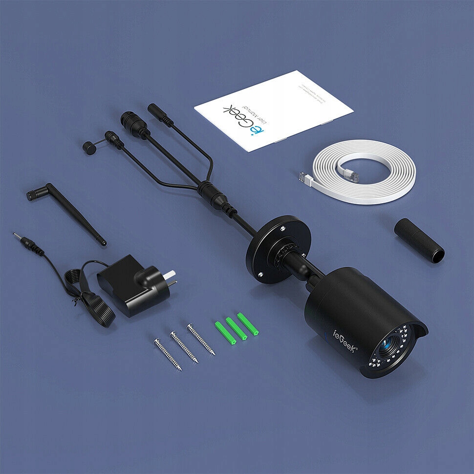 KAMERA IP BEZPRZEWODOWA WIFI ZEWNĘTRZNA MONITORING Kod producenta ieGeek IG62 1080p