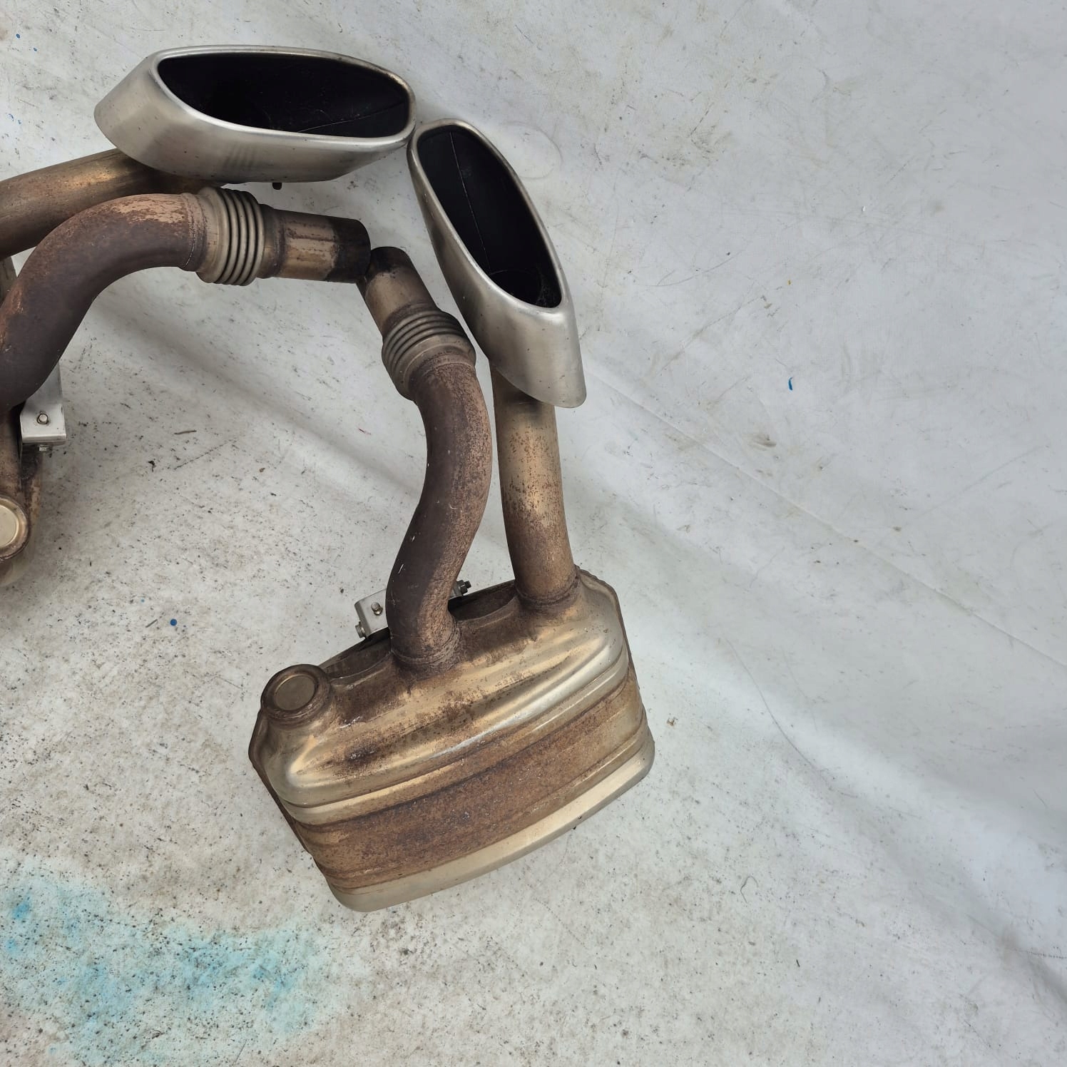 PORSCHE 911 991 11-19 exhaust silencer left right