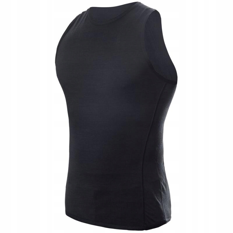 Sensor Triko Merino Air pánské bez rukávů černá 2XL