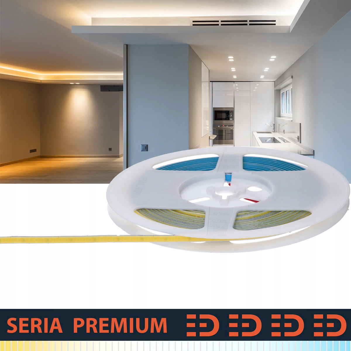 Led pásik Cct Slim 5 mm|Regulácia bielej|12V|608 LED/m|1mb|3 roky záruka
