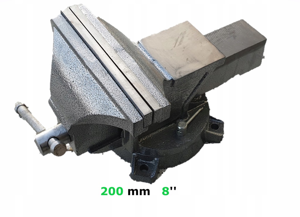 Imadło ślusarskie obrotowe 8" 200MM