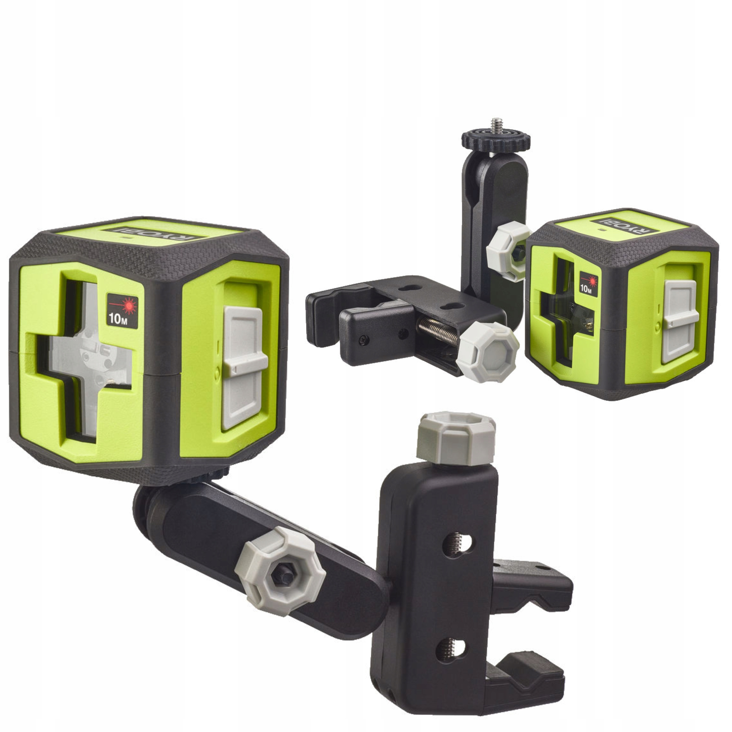 Ryobi Křížový Laser RBCLLR1 Červený Paprsek 10M Laserová Vodváha 3MM