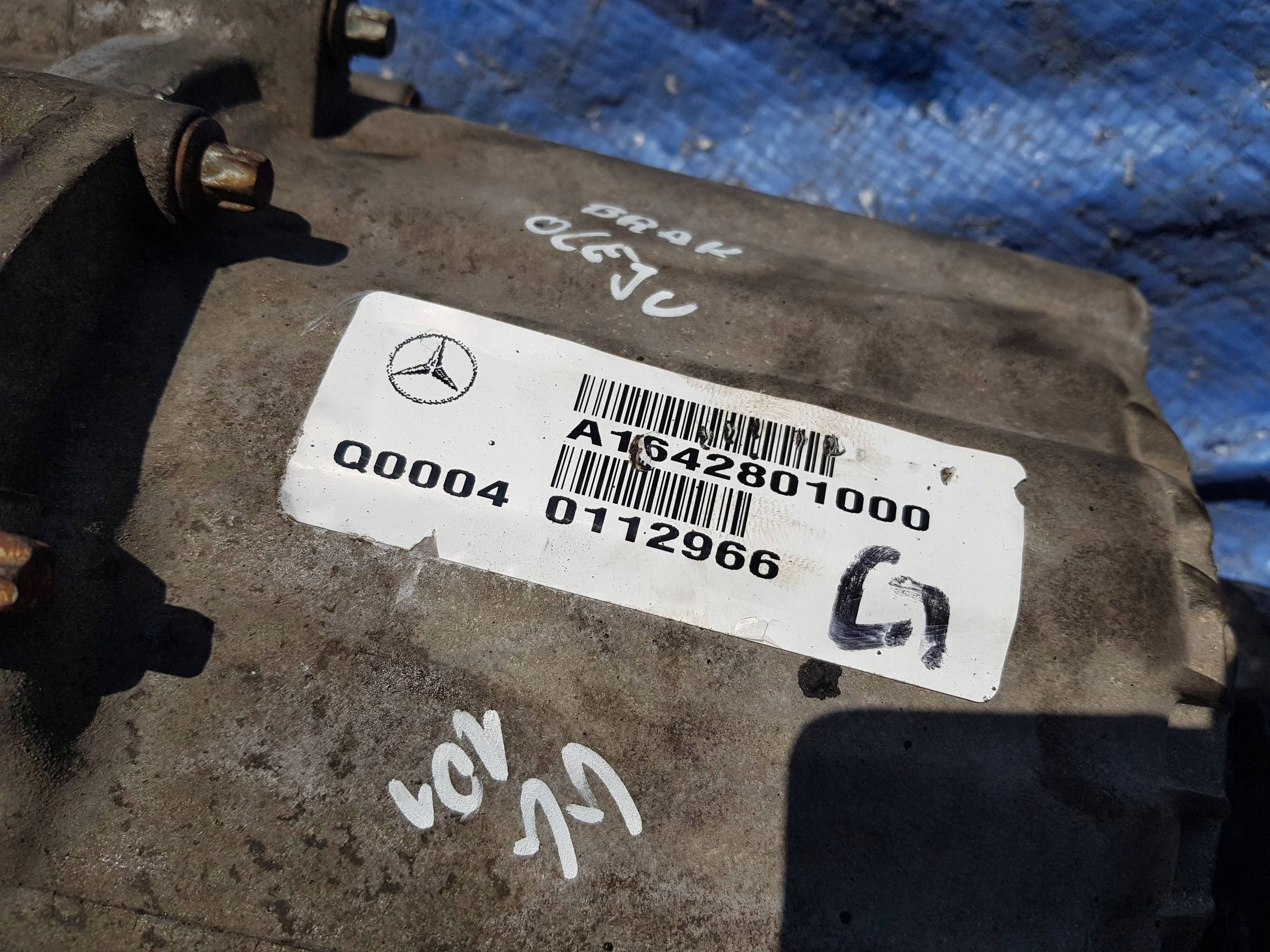 MERCEDES GL X164 ML W164 REDUKTOR differential front 1642801000