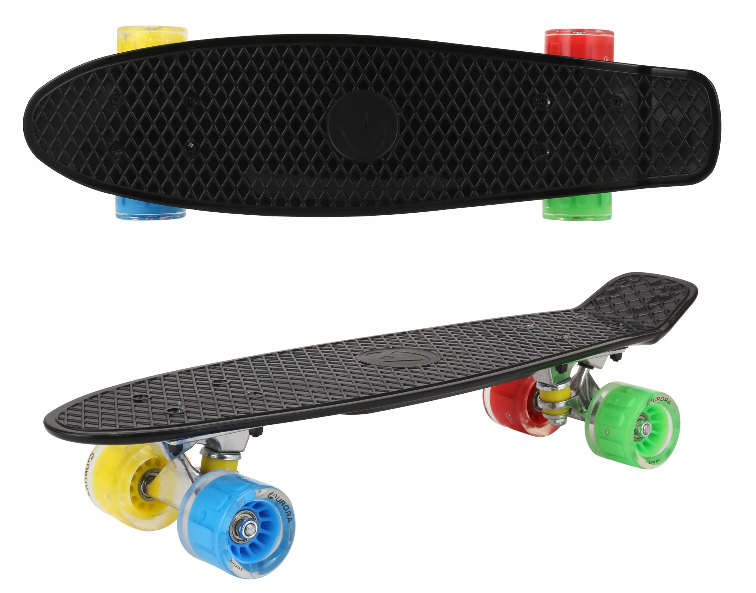 DESKA FISZKA FISHBOARD 100KG 56CM KOŁA LED KOLORY Wiek dziecka 3 lata +