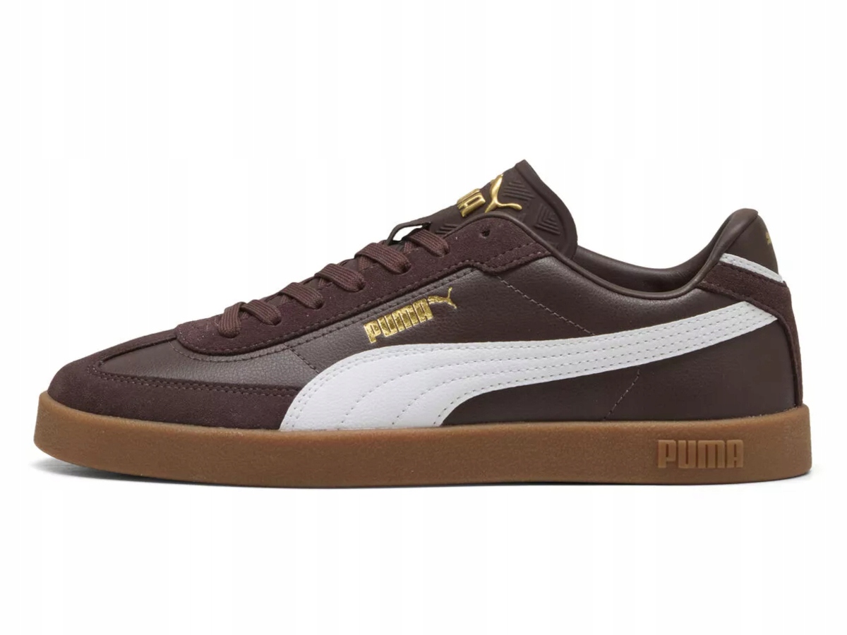 Dámské boty Puma Club 397447-50 kožené sportovní tenisky hnědé 40,5