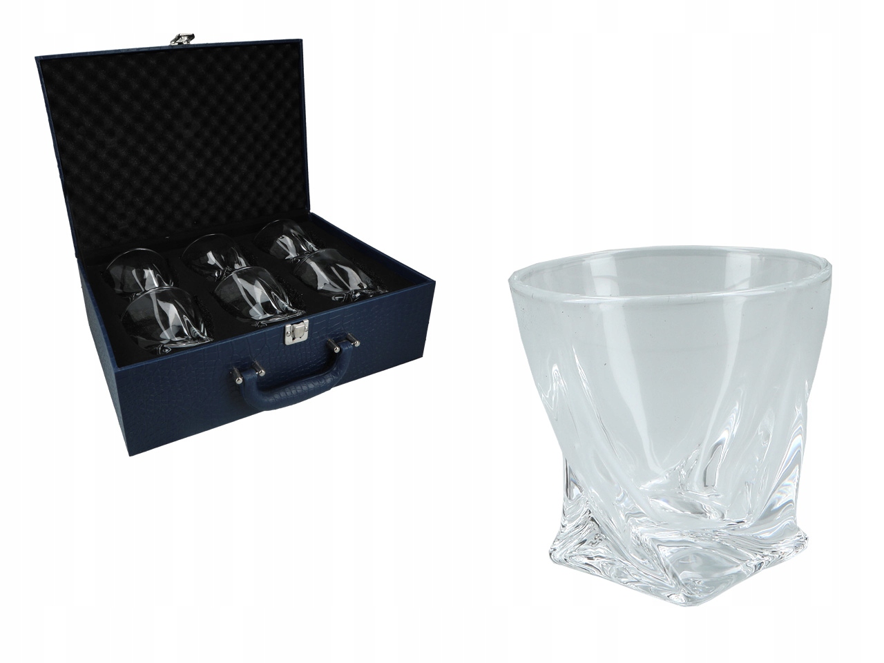 Sada 6 Sklenic Na Whisky A Nápoje Elegantní Sklo Dárek Domov