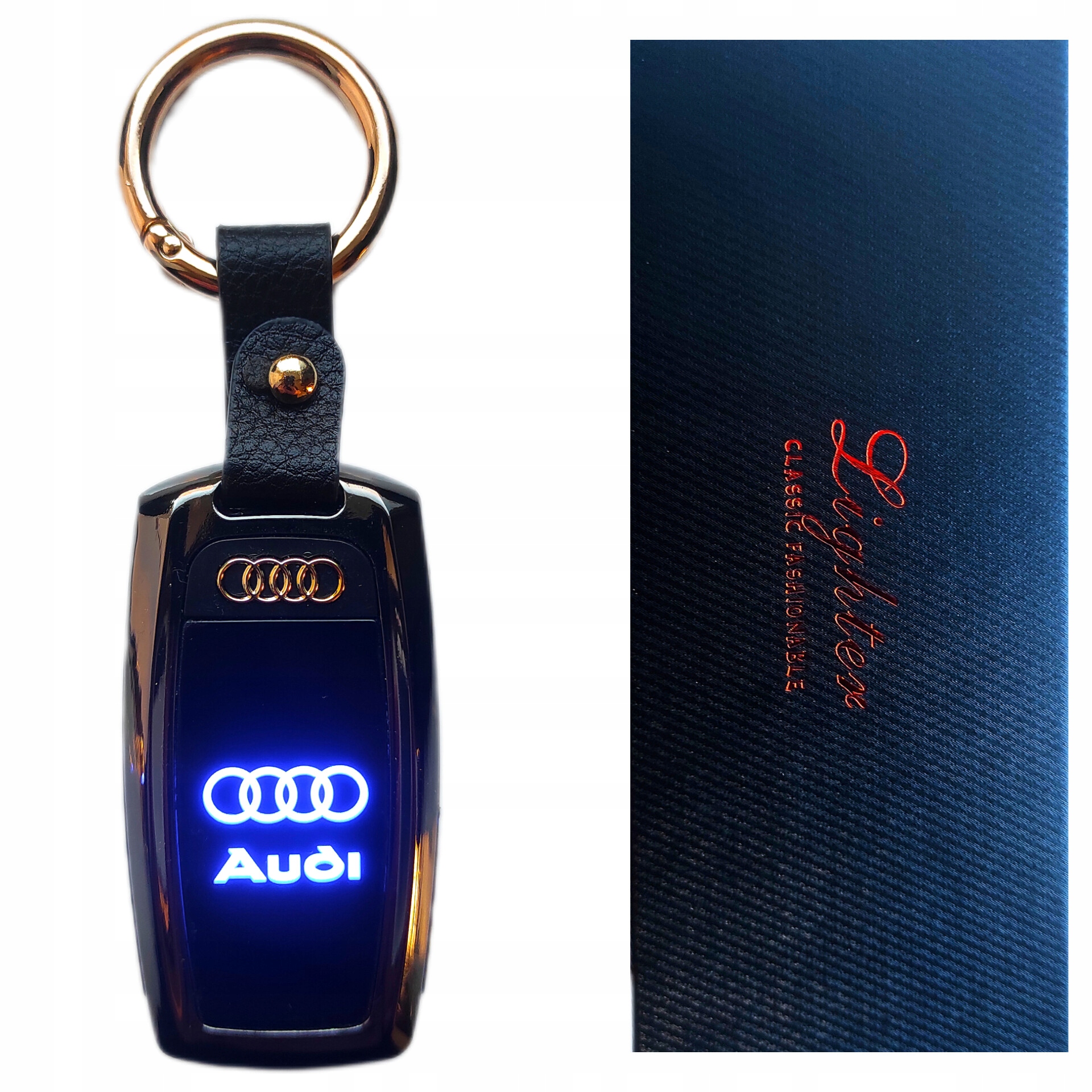 

Brelok Audi Samochodowy Zapalniczka Led