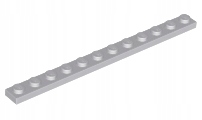 

Lego 60479 płytka 1x12 j. szary Lbg 1 szt N