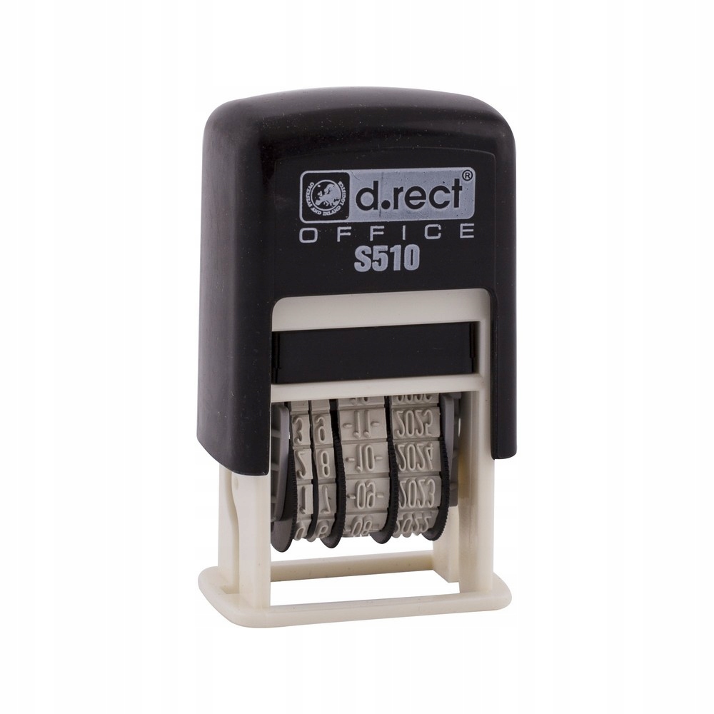 DATOWNIK SAMOTUSZUJĄC PIECZĄTKA S510 CZARNY D.RECT