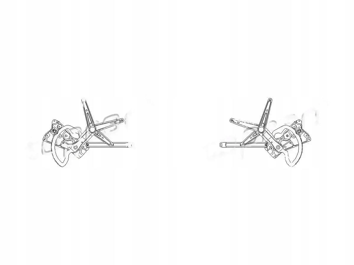 2x Podnośniki szyb TOPRAN L+P do BMW 3 E36