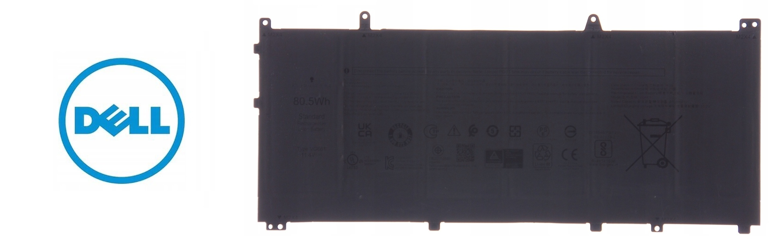 Baterie Dell VG661 80.5Wh 11.4V 6709mAh Xps 9510 9520 9530 9710 9720 9730