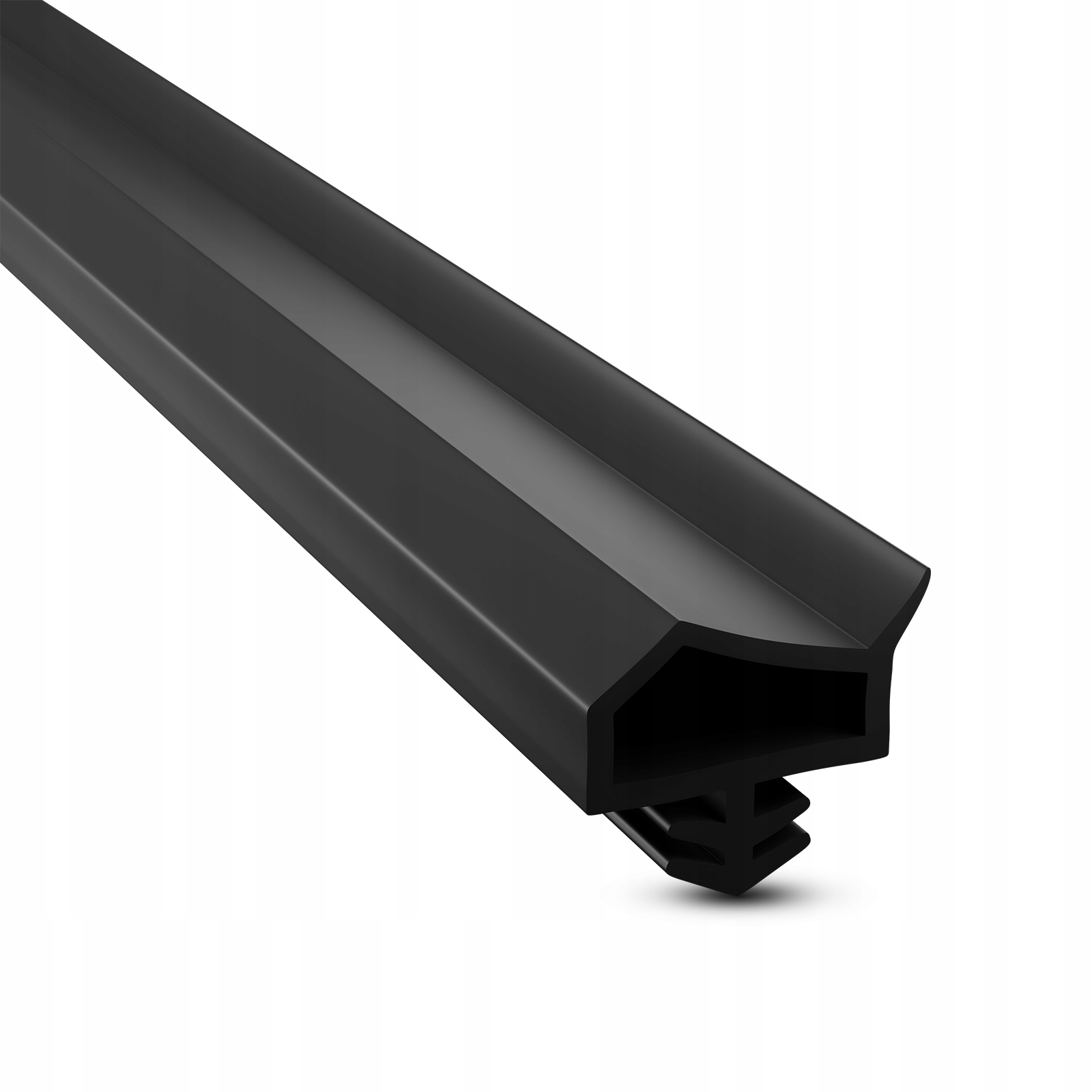 Těsnění pro okenní dveře Kožešina Zárubní KD-14 Dveřní Černá 80 m