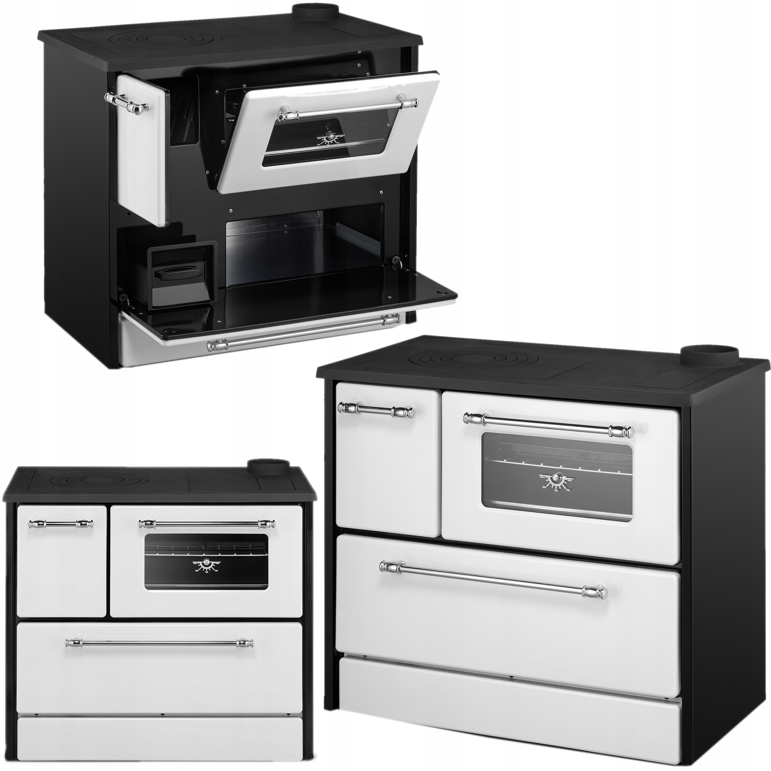 Premium Kuchnia Węglowa kuchenka 12KW 120M2 80kg Nowa Technologia Ce