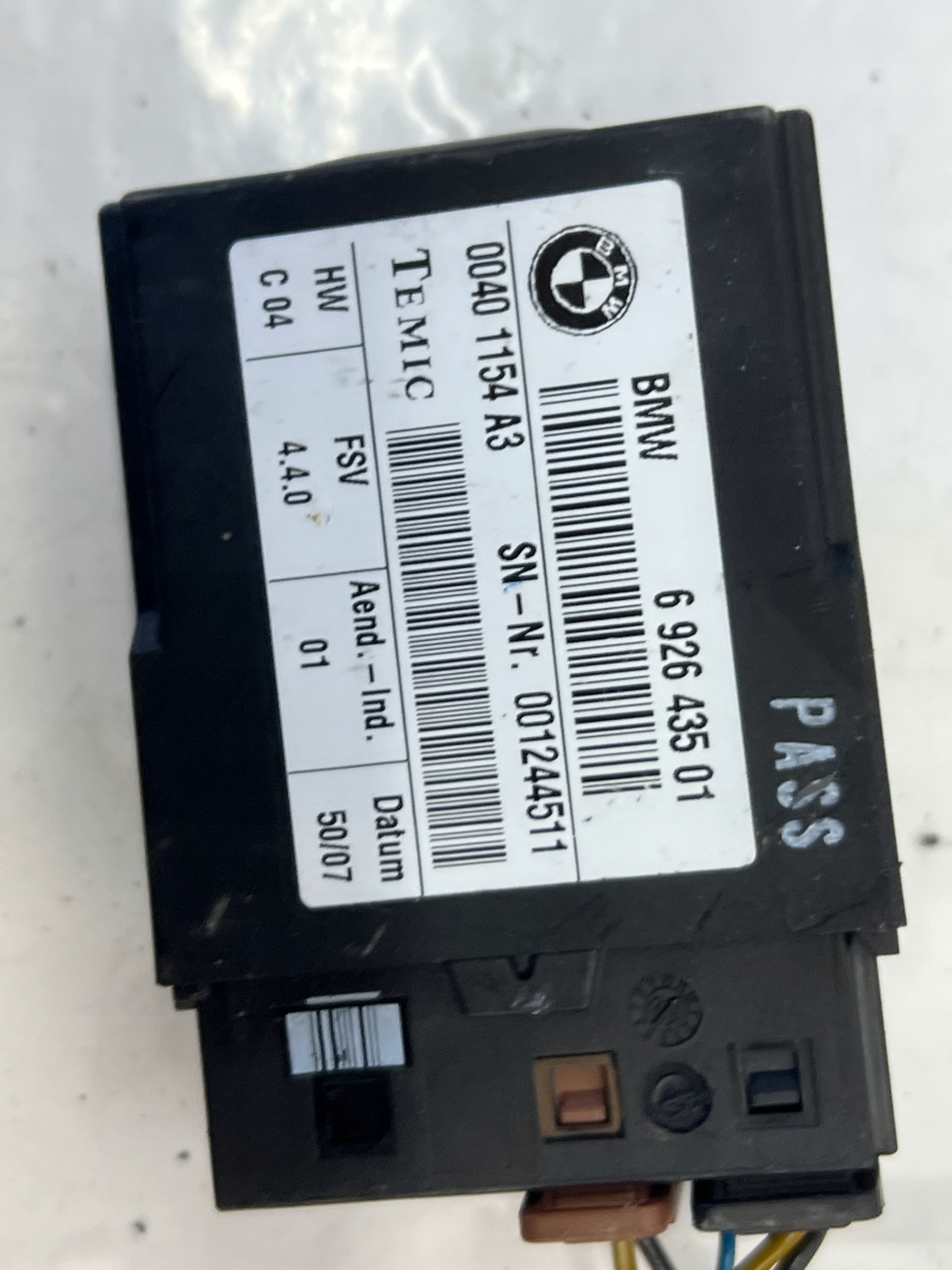 module control unit seat BMW E70 E71 E81 E84 E87 E88 E89 E90 E91 E93 6926435