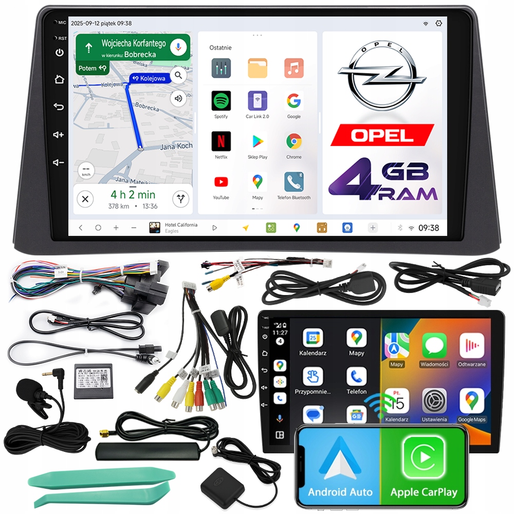 Automobilové Rádio Ncs D9 Opel Mokka 2012-2016 Android 4GB Lte