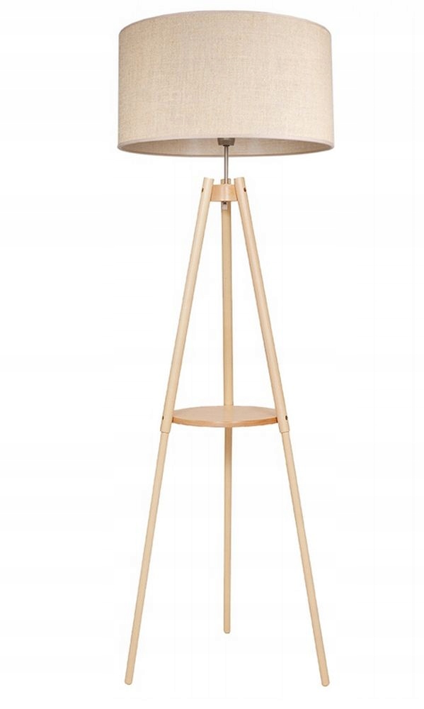 

Lampa Stojąca Podłogowa Boho Trójnóg Ze Stolikiem