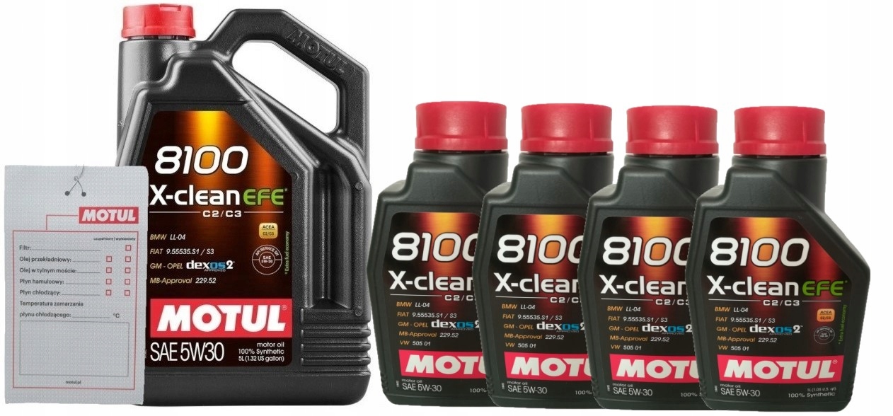OLEJ MOTUL 8100 X-CLEAN EFE 5W-30 9L