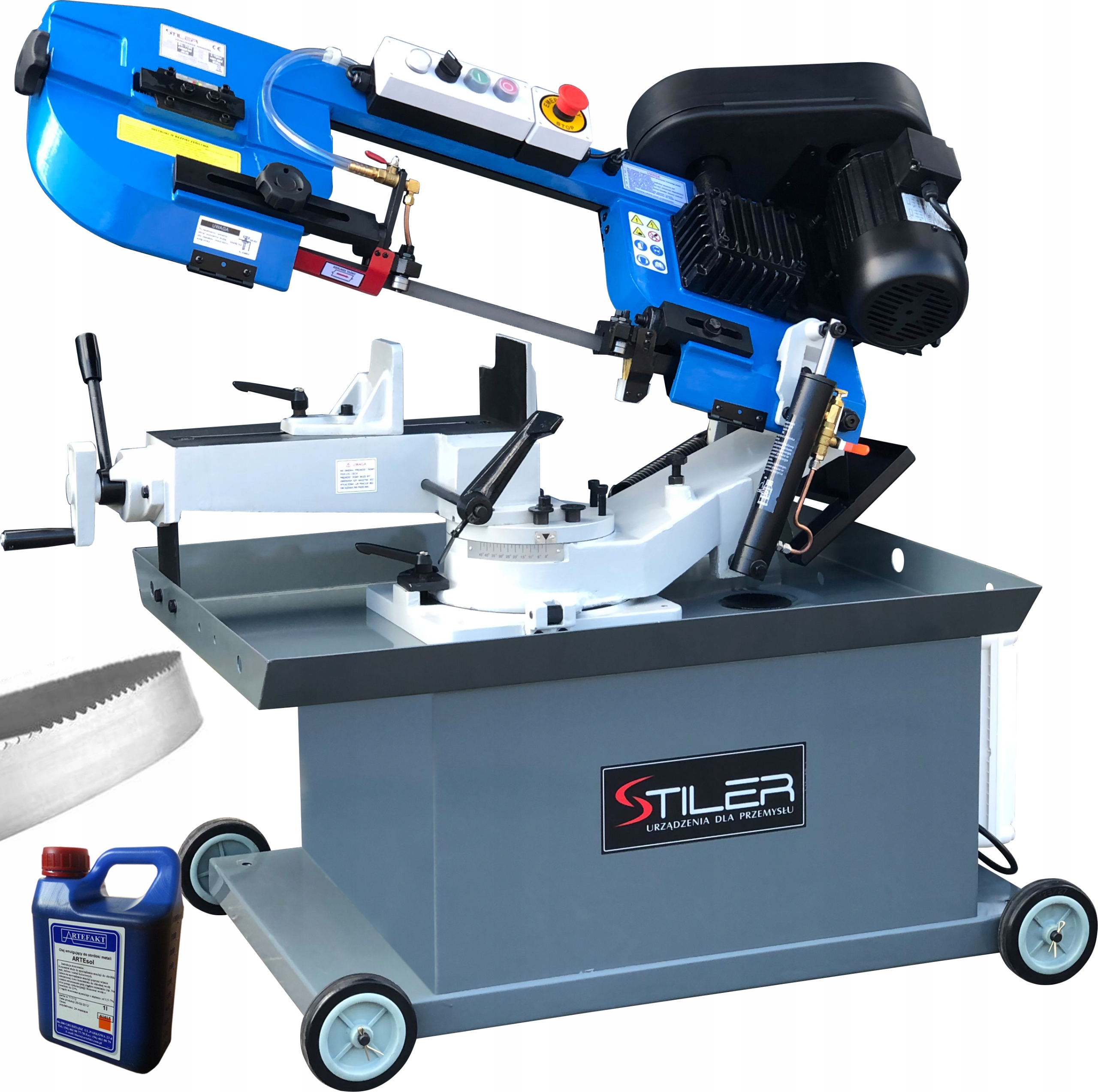 Pásová Pila Na Kov Stiler 712R 400V 210 MM 1 Páska Bonus