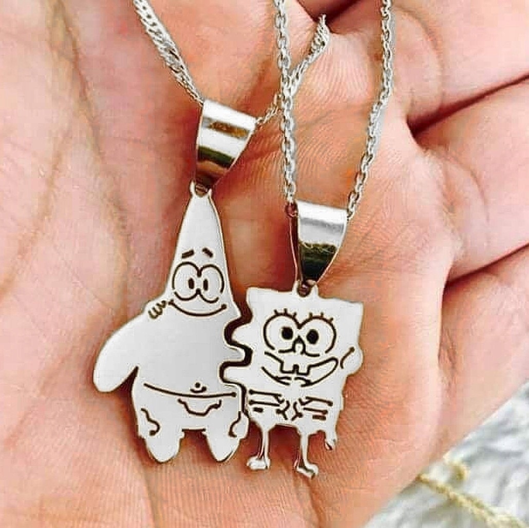 

Naszyjnik Przyjaźni Best Friends SpongeBob zestaw