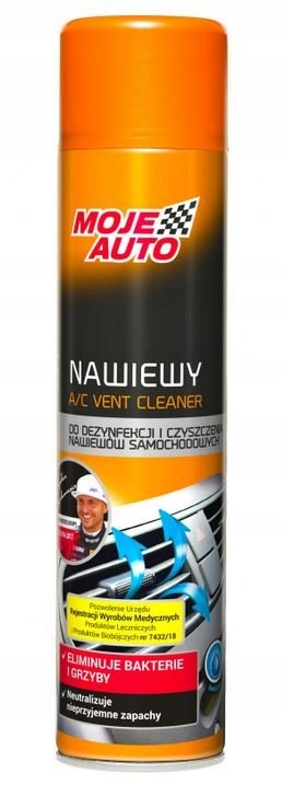

Moje Auto Odgrzybiacz Odświeża Nawiewy Spray 600ml