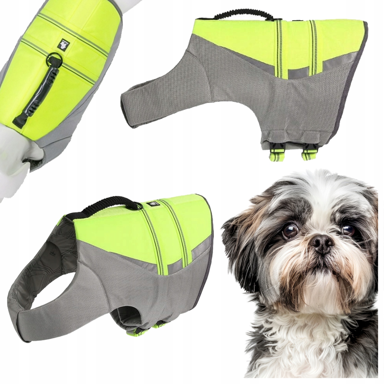 Levně Kapoková Záchranná Vesta Pro Psa Truelove Dive Žlutá Lehká Malý Pes S