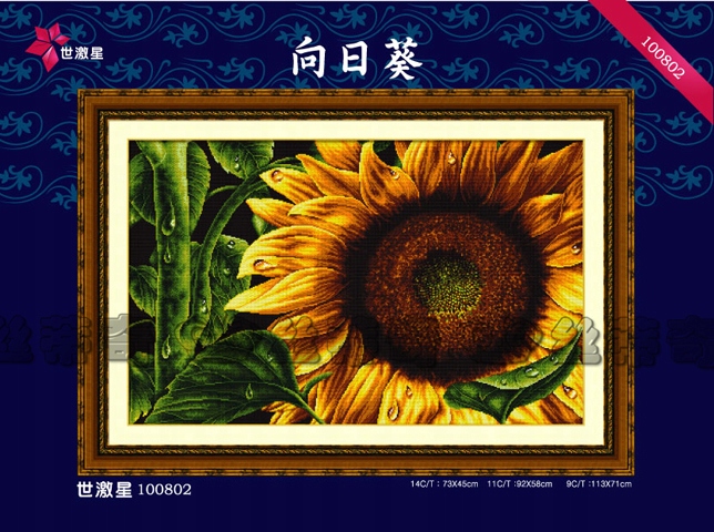 Křížková výšivka počítaná sada (kanva, mulina)