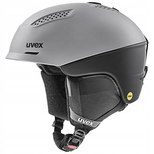 Kask narciarski Uvex Ultra Mips, Rhino-Black Matt, 55-59cm