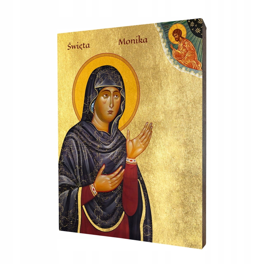 Náboženská ikona svätá Monika