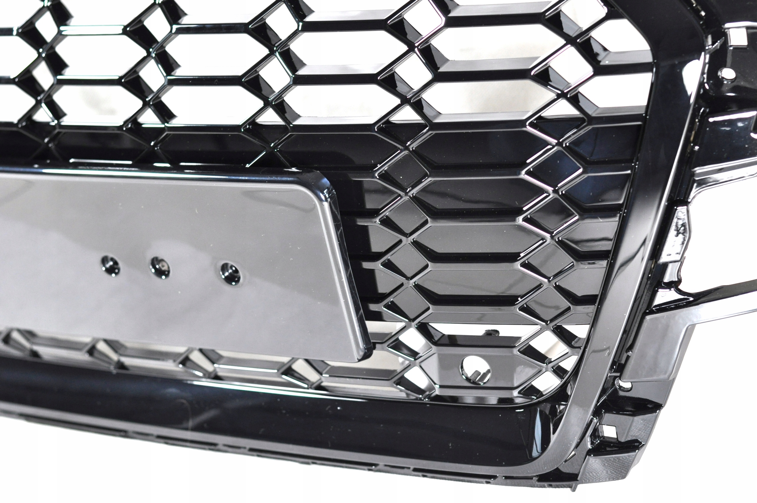 Grill atrapa Audi A5 8W6 lift 2019- plaster RS5 look czarny połysk gril Strona zabudowy przód