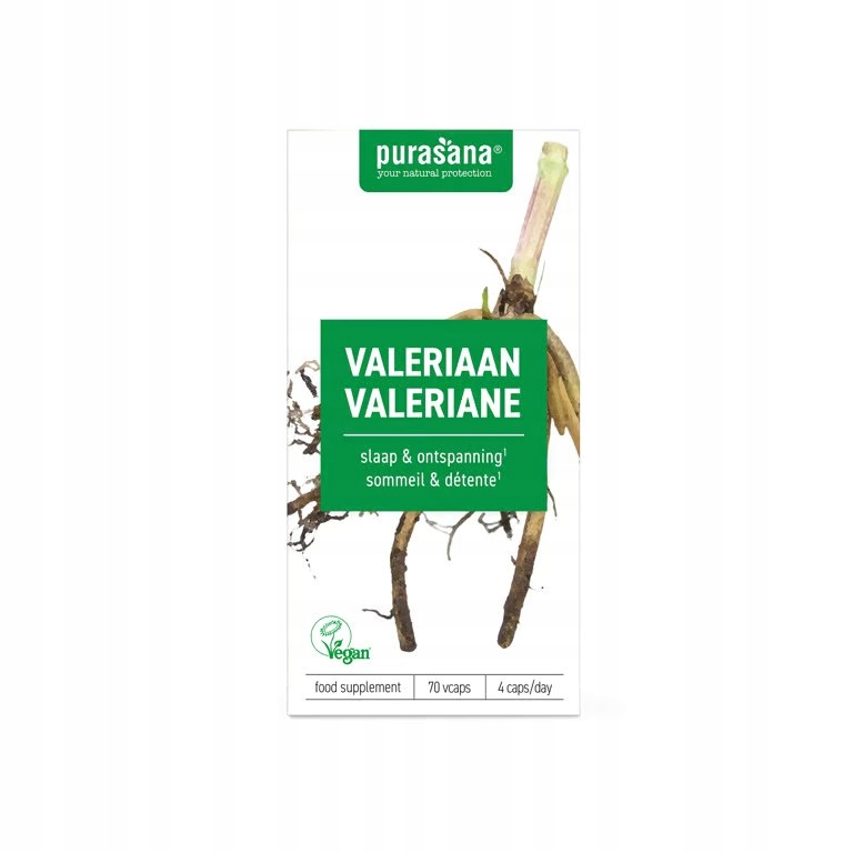 6x Waleriana Ekstrakt (30 mg) 70 Kapsułek Purasana
