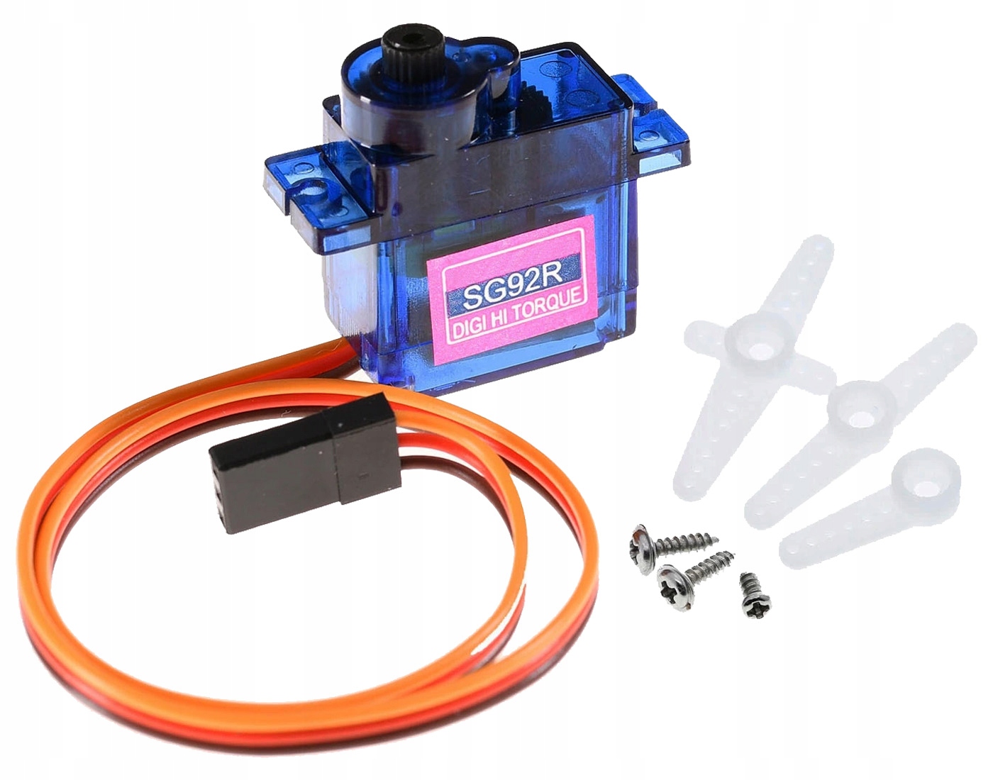 

Serwo SG-92R SG92R Rc Arduino Avr 2,5kg 4,8V 9g