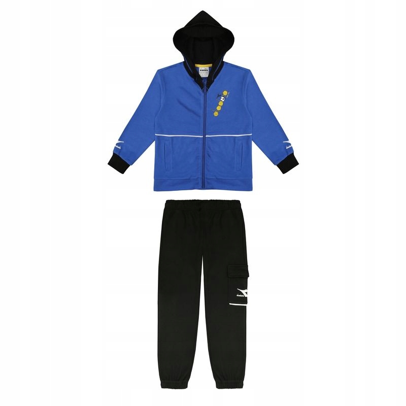 DRES DIADORA JU. HD FZ TRACKSUIT JUNIOR BLUE XL