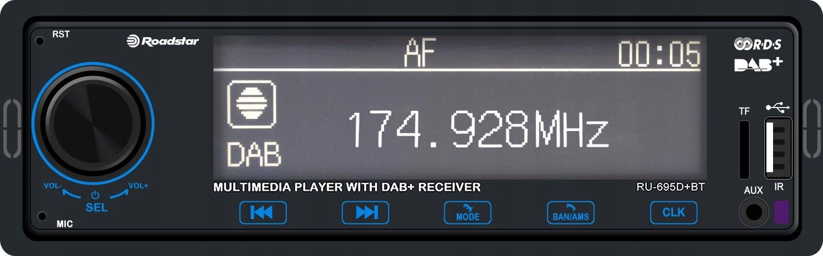 Autorádio Roadstar RU-695 Usb Bluetooth
