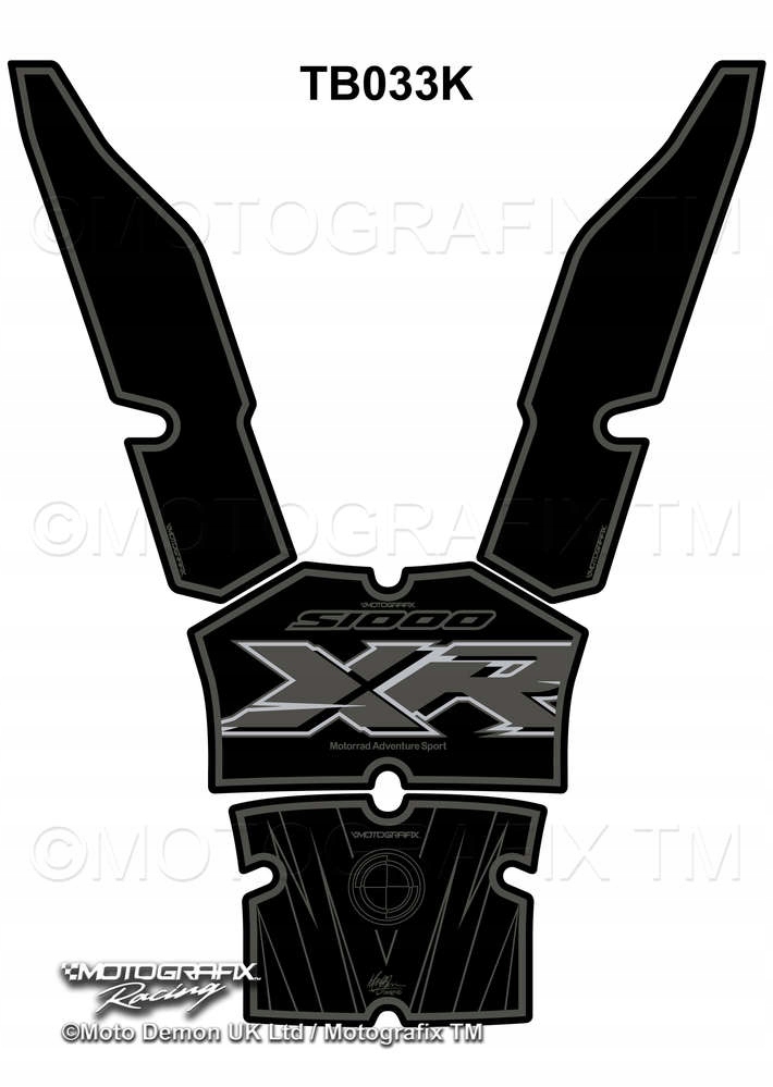 MOTOGRAFIX TANKPAD BMW S1000XR 2017-2019 TB033K