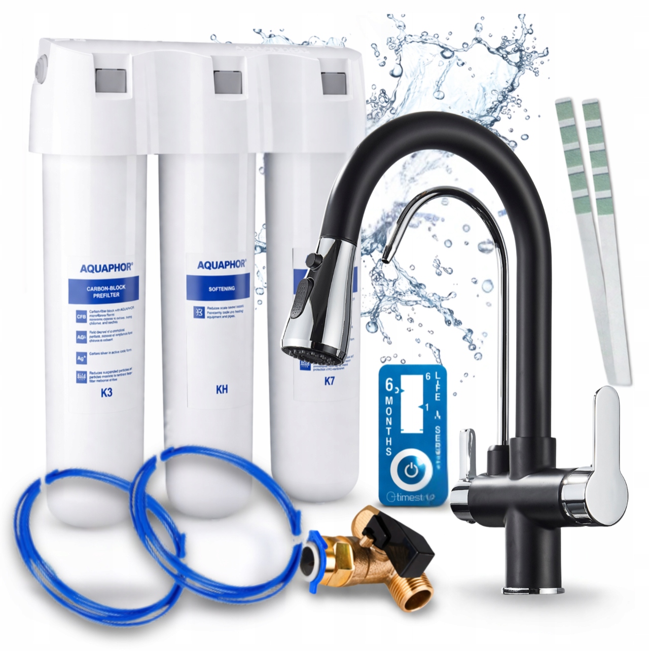 Filtr Na Kohoutkovou Vodu Aquaphor Křišťál H A Výsuvný Kohoutek Do Dřezu