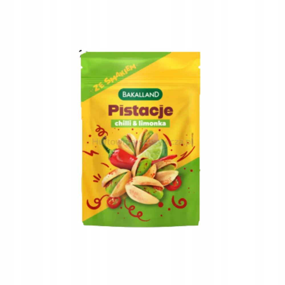 Bakalland Pistácie pražené Chilli&Lime 70 g