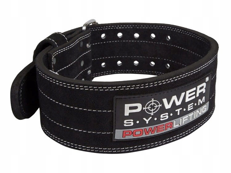 PowerSystem Powerliftingový pás černý XL