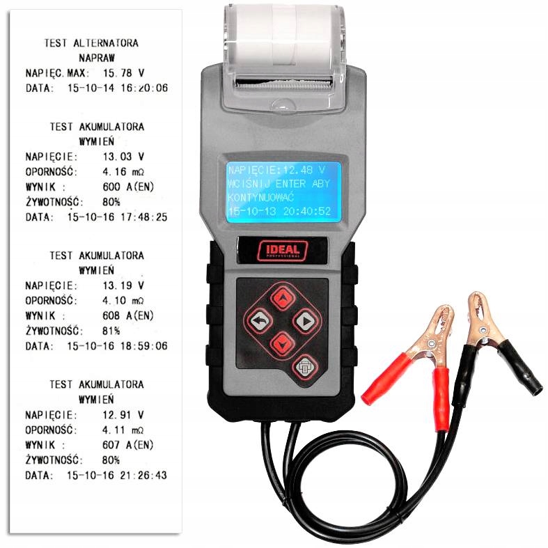 Идеальный тестер батареи BDT4000 с принтером