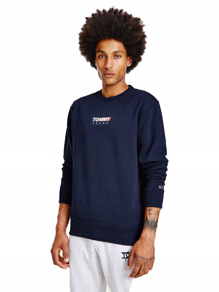 Tommy Hilfiger Pánská Mikina Tjm Entry Graphic Crew Navy vel. S