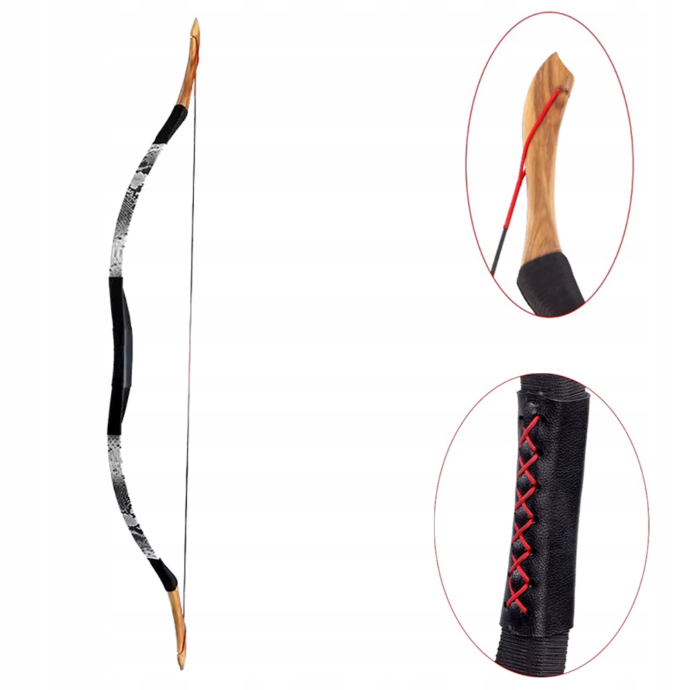 Łuk refleksyjny tradycyjny klasyczny do strzelania turecki 125 cm 30 lbs