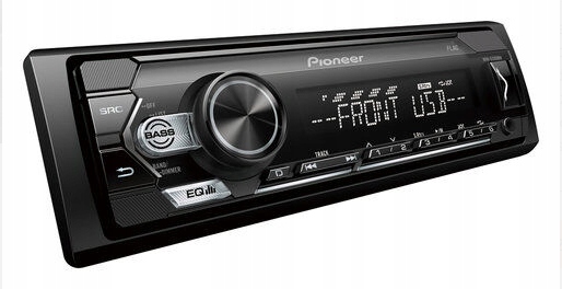 Pioneer MVH-S120UBW Digitálny Rádioprehrávač S Tunerom Rds, Usb, Aux-in