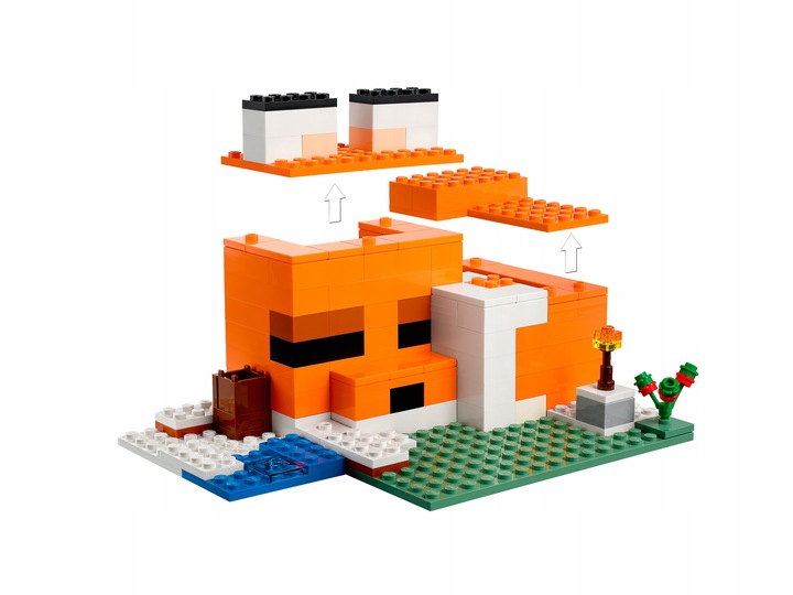 LEGO Minecraft 21178 SIEDLISKO LISÓW DOM LISEK Wiek dziecka 8 lat +