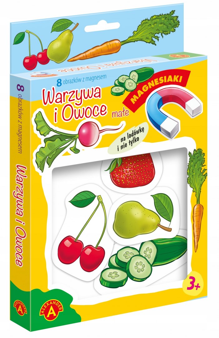 

Magnesiaki Małe Owoce i Warzywa Magnesy na Lodówkę