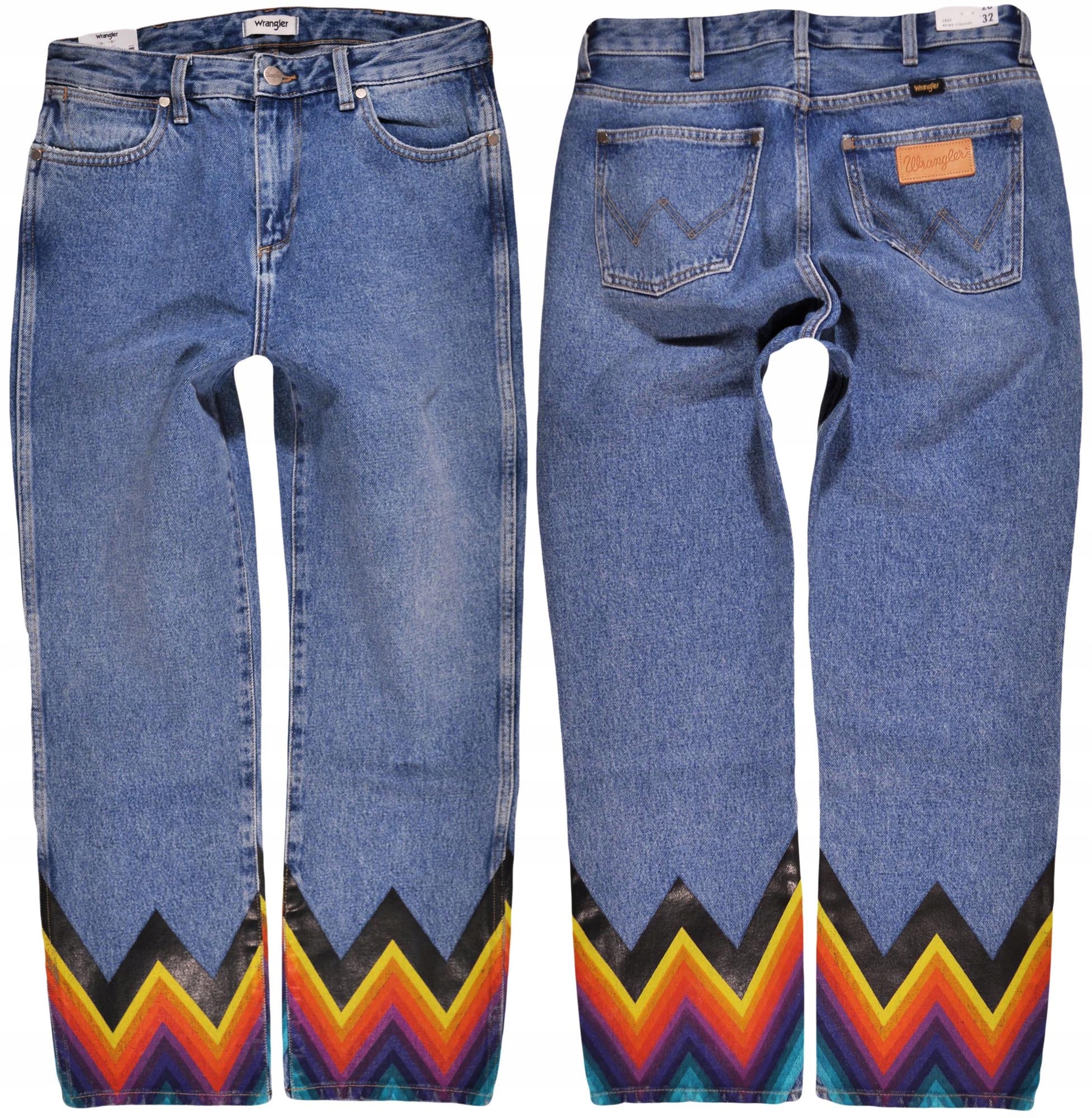 Wrangler džínové kalhoty Retro Crop Straight W28 L32